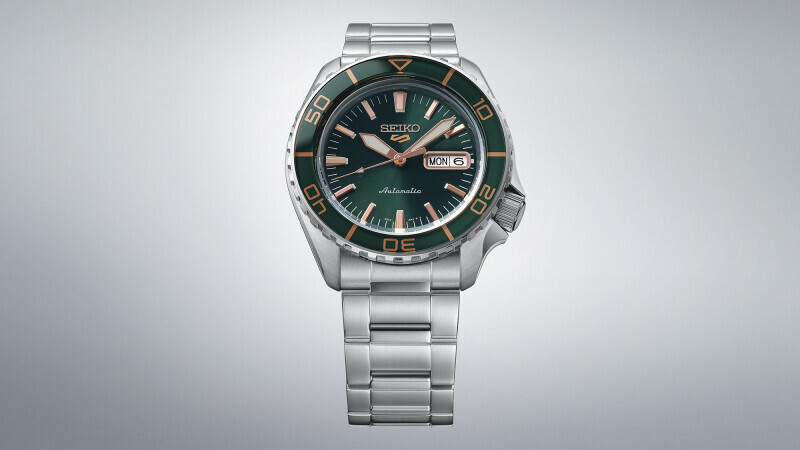 Seiko 5 Sports SKX HDB005K1 Tweed Green