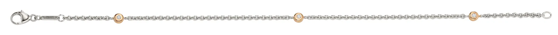 Anker WG mit RG Fassungen 750/18 Karat Gold 523/19
