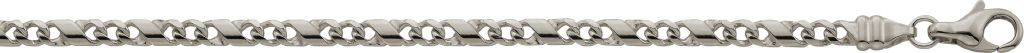8er-Kette poliert, 3.3 mm 750/18 Karat Gold 3221/42