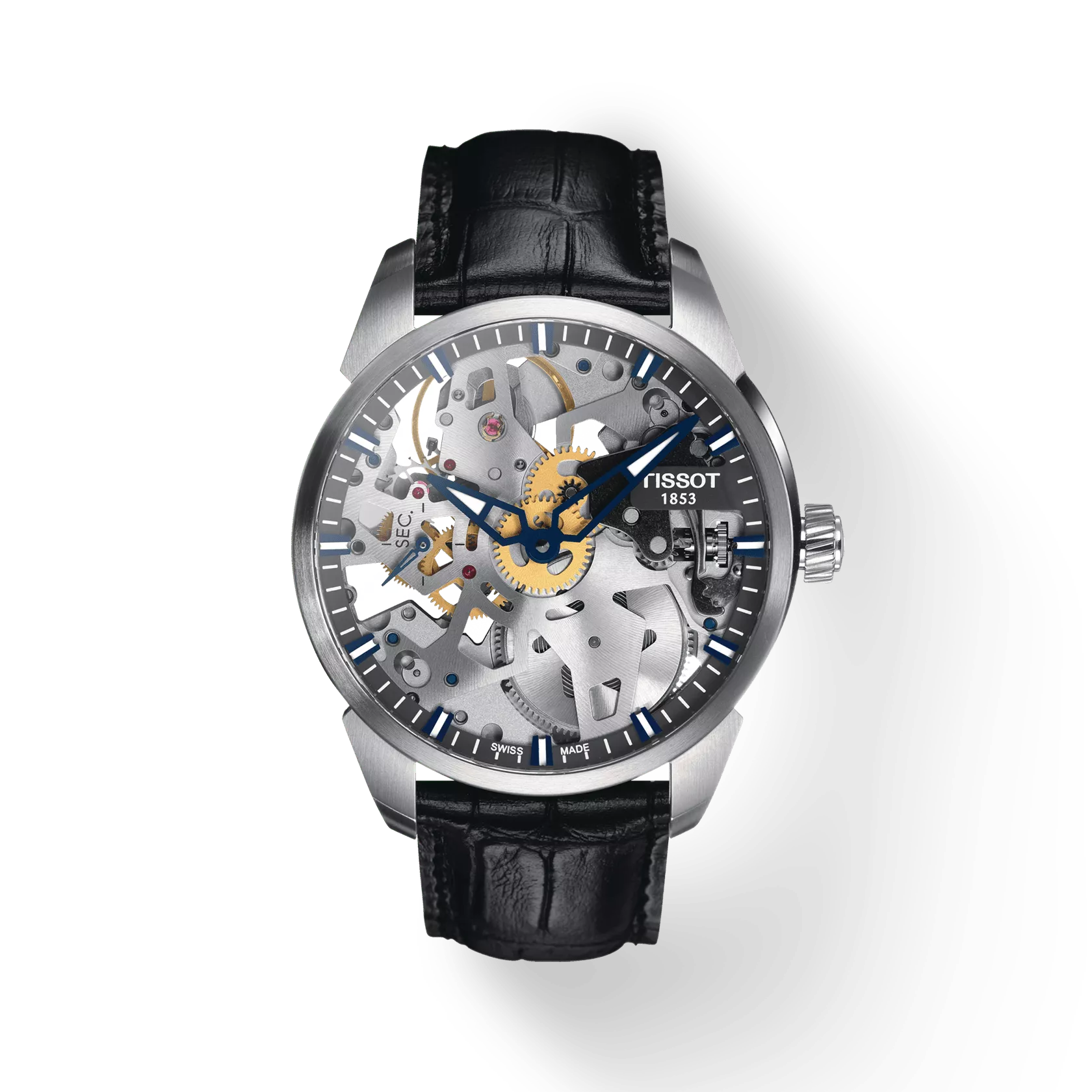 Tissot T-Complication Squelette 43 mm – Mechanische Herrenuhr