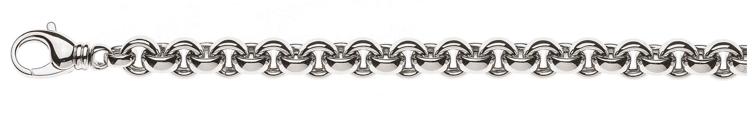 Bracelet Erbs Weissgold 750 Handarbeit 20cm