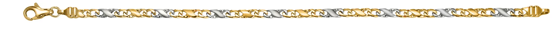 8er-Kette poliert, 3.2 mm 750/18 Karat Gold 3215/50
