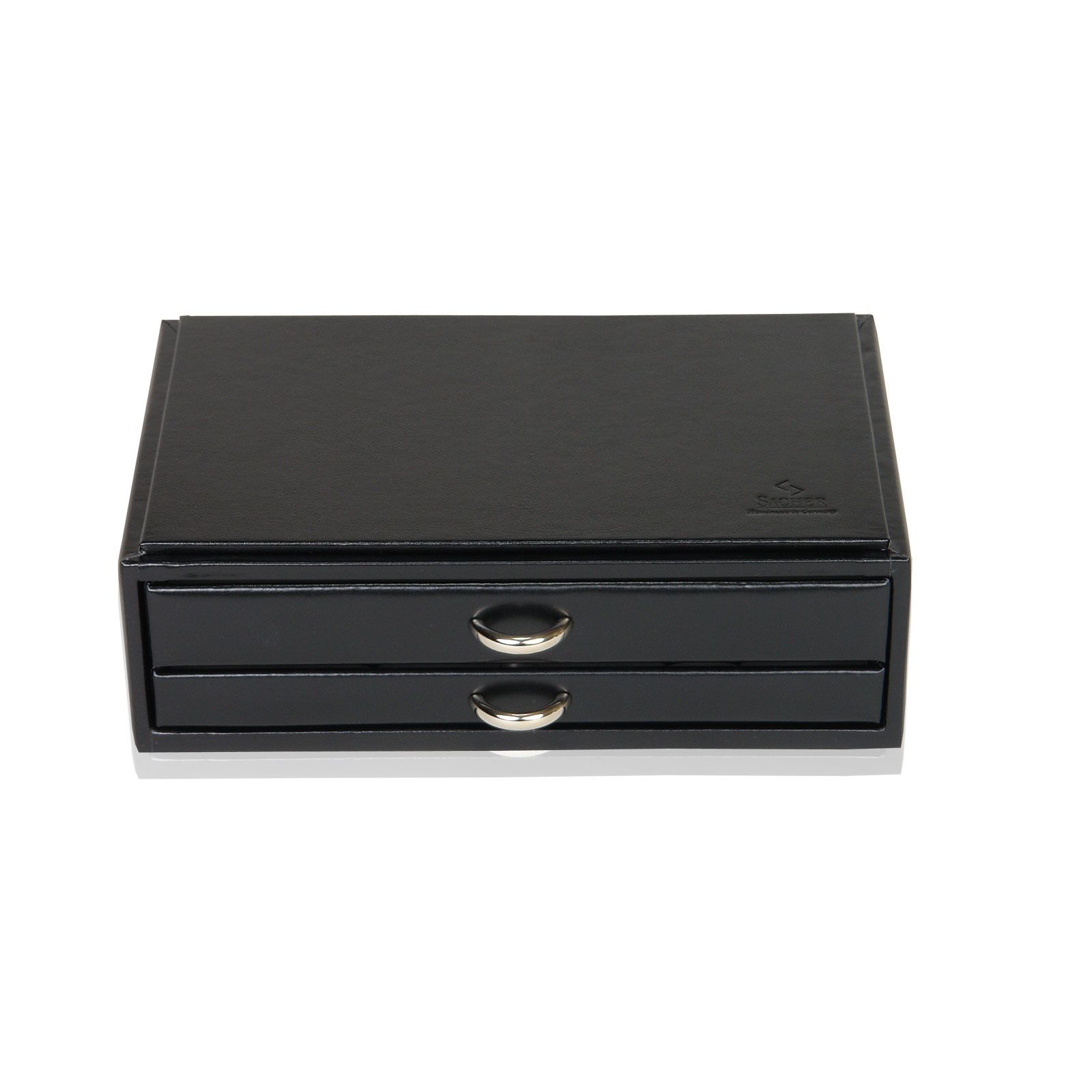 Sacher Schmuckkästchen Vario / Perlenketten- & Ringbox - Schwarz