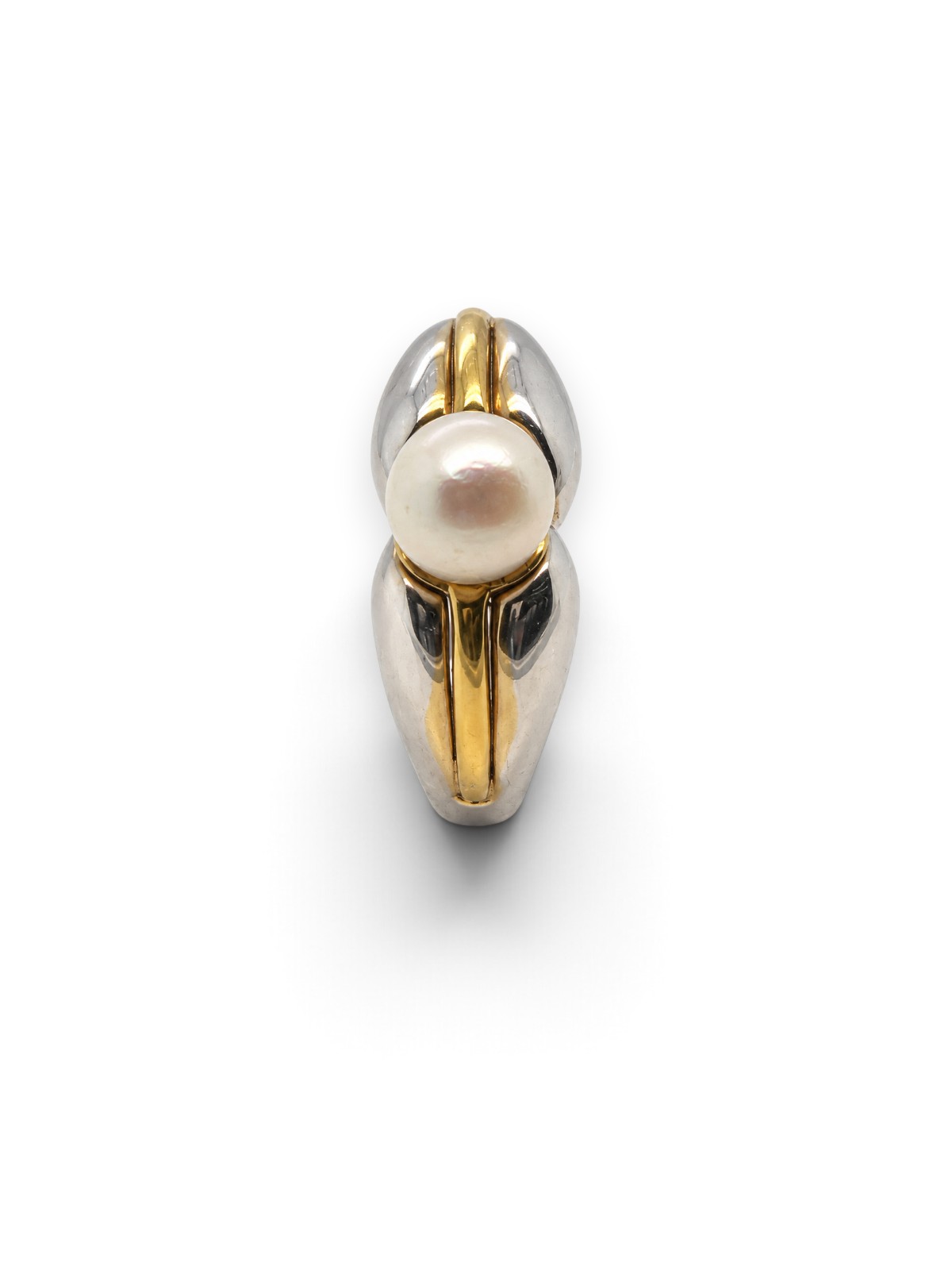 Perlenring 18 Karat Weissgold – Referenz DR-000102