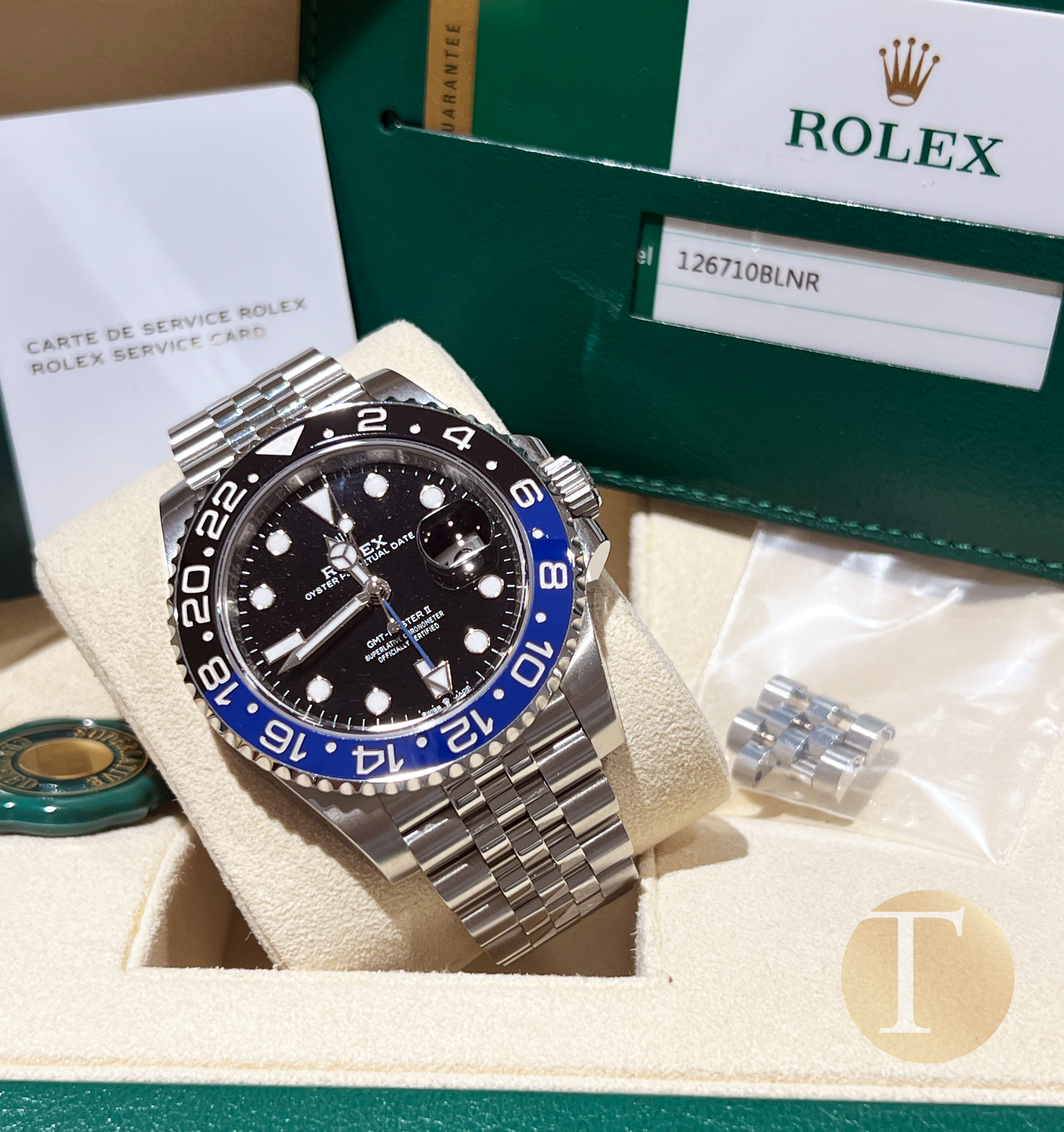 Rolex GMT-Master II Batgirl Full Set