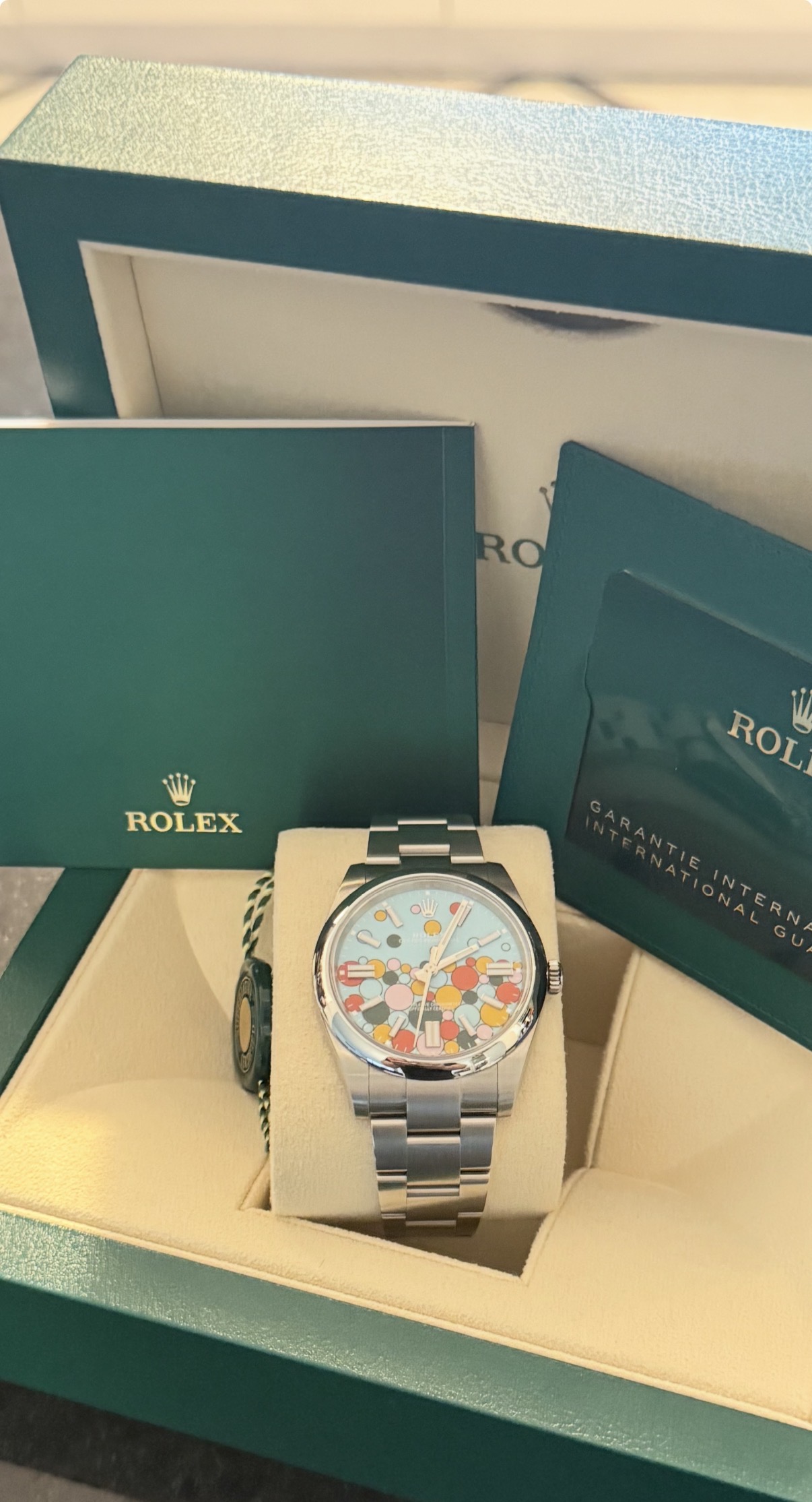 Rolex Oyster Perpetual 41 Celebration Dial Full Set 2024