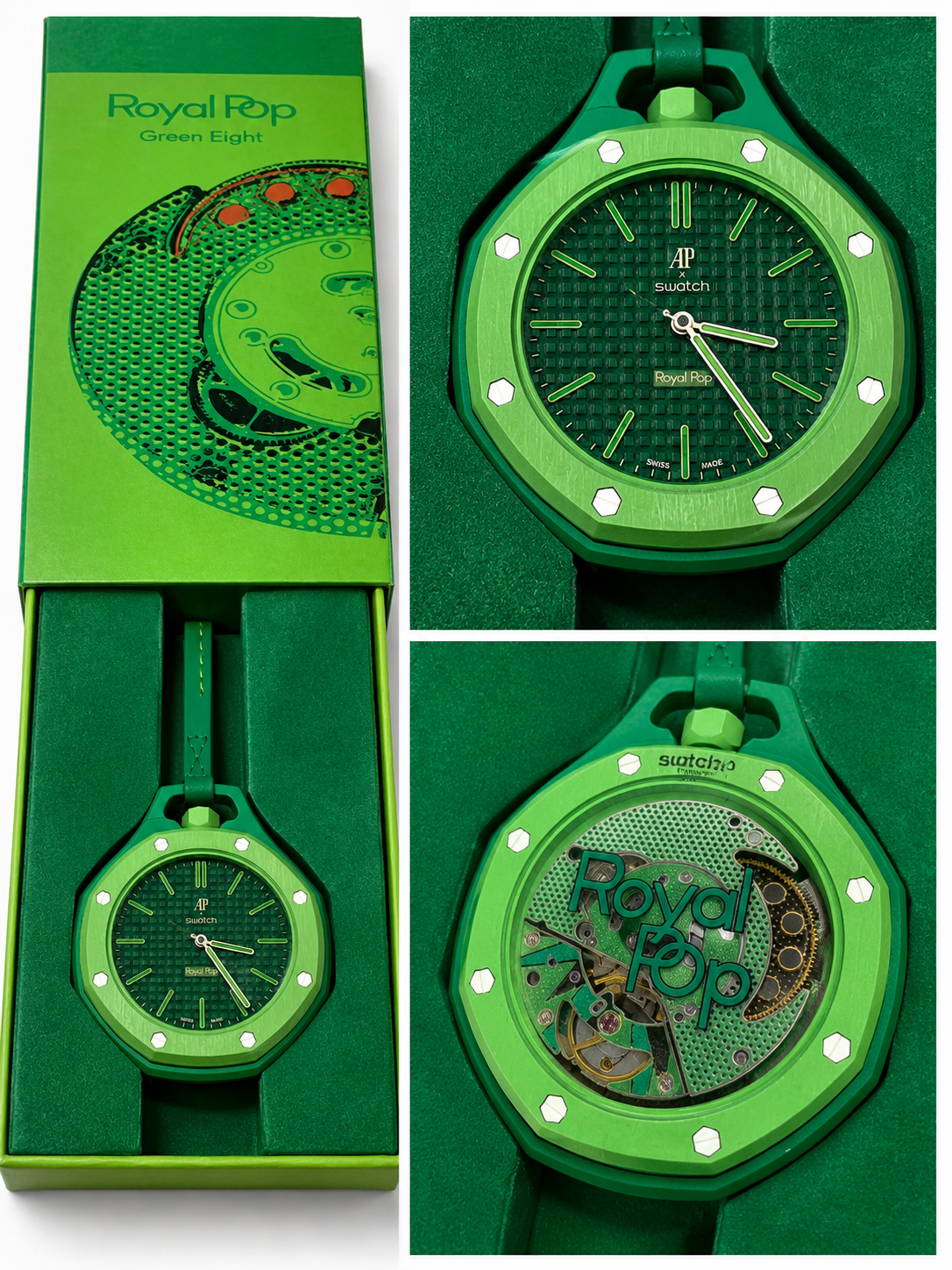 Audemars Piguet x Swatch Royal Pop GREEN EIGHT