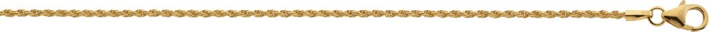 Cordel Kette, 1.4 mm 750/18 Karat Gold 7810/38