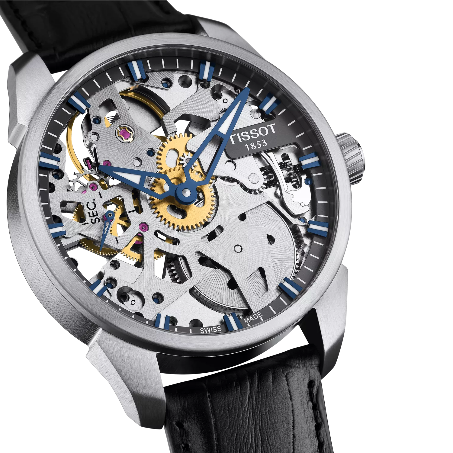 Tissot T-Complication Squelette 43 mm – Mechanische Herrenuhr
