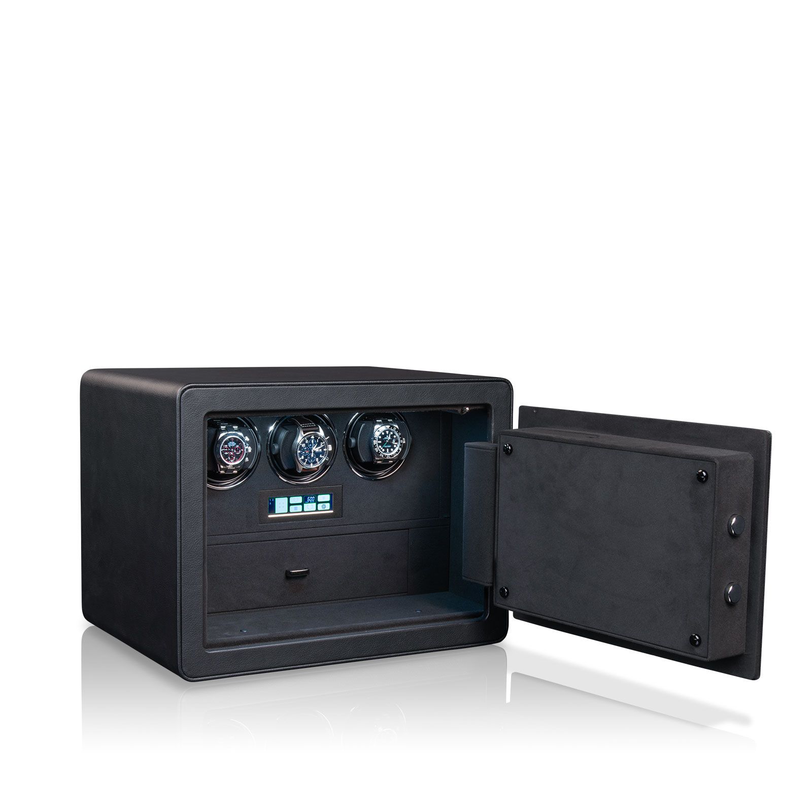 Benson Watchwinders Uhrenbeweger Black Series Safe 3.22 - Schwarz