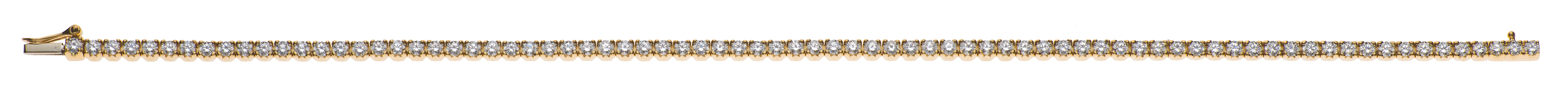 Tennisbracelet Gelbgold 750, 18cm
