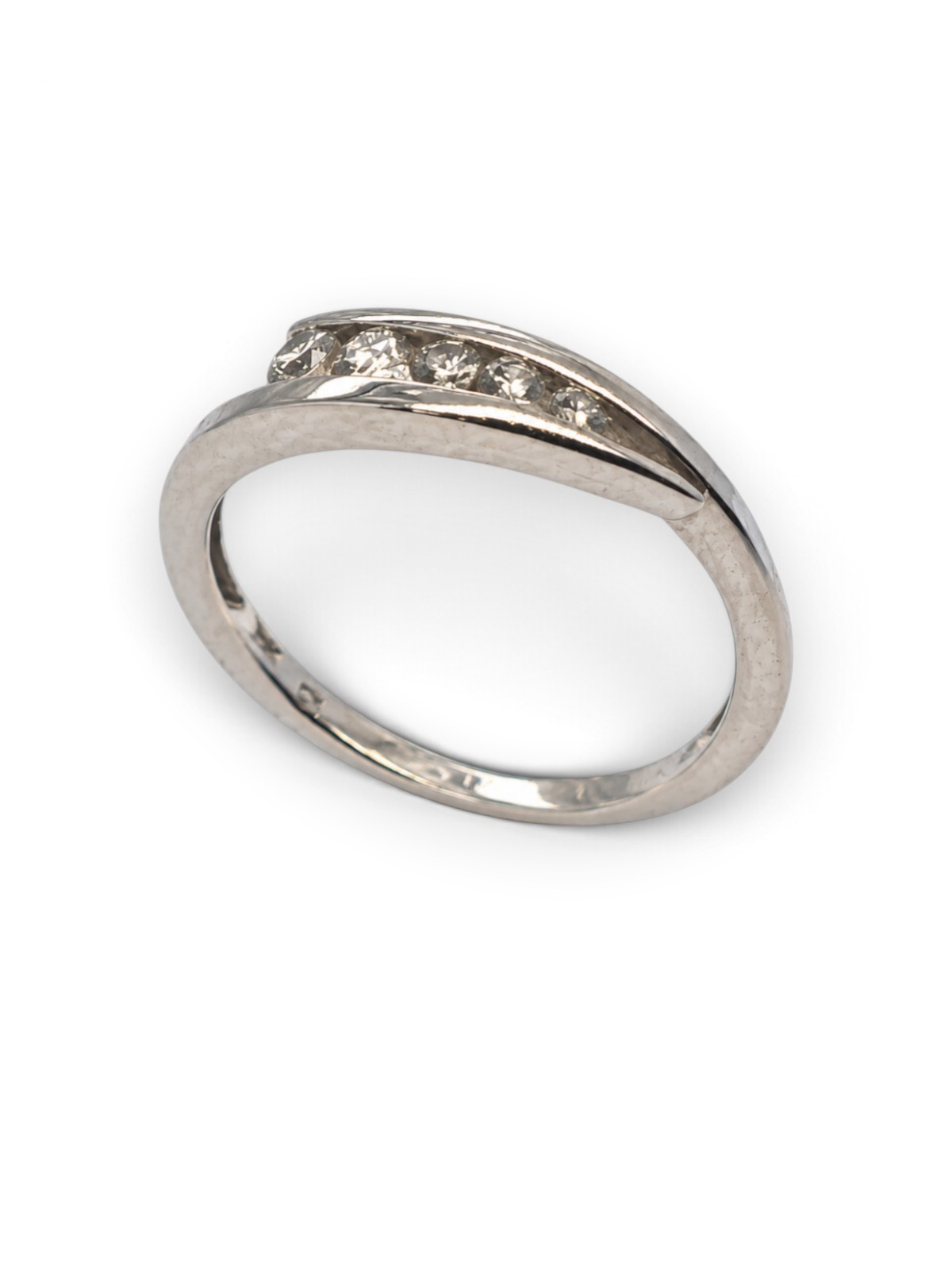 Damenring 18 Karat Weissgold – Referenz DR-000017