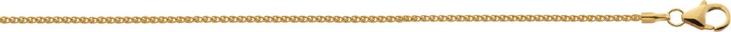 Zopf Kette, 1.3 mm 750/18 Karat Gold 8313/40