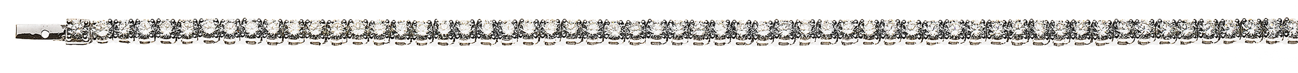 Bracelet Weissgold 750 mit 70 Brillanten  H SI 3.92ct. 18cm