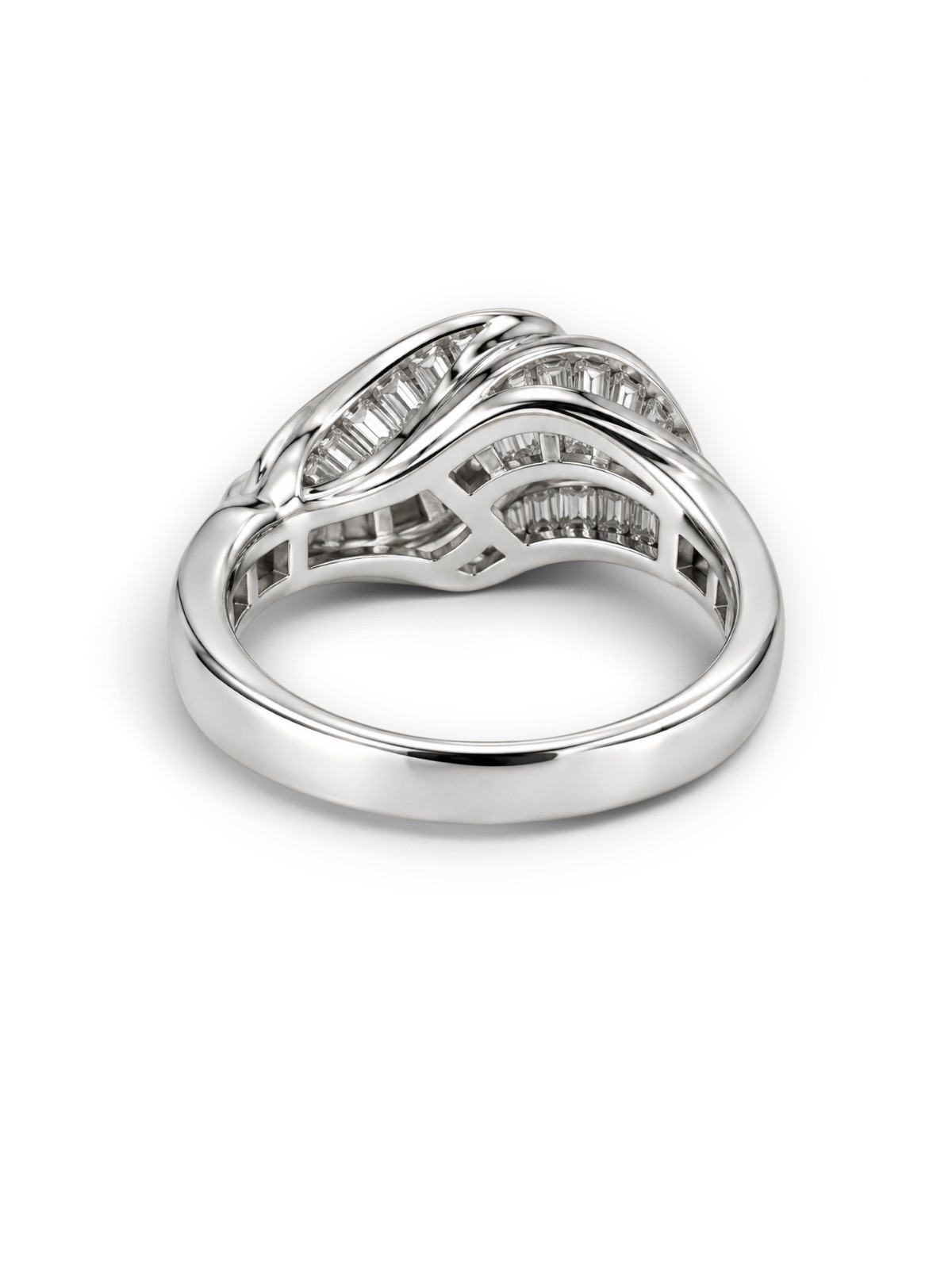 Goldring 18 Karat Weissgold 0.35 ct – Referenz DR-000099